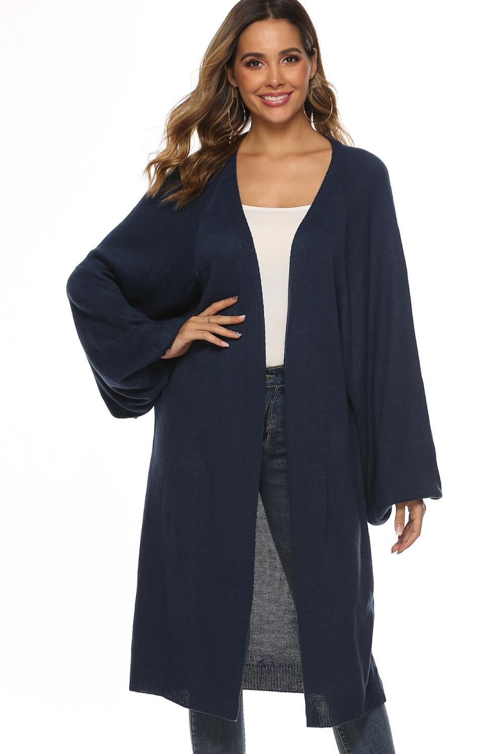Long Sleeve Open Front Cardigan Carauana Store