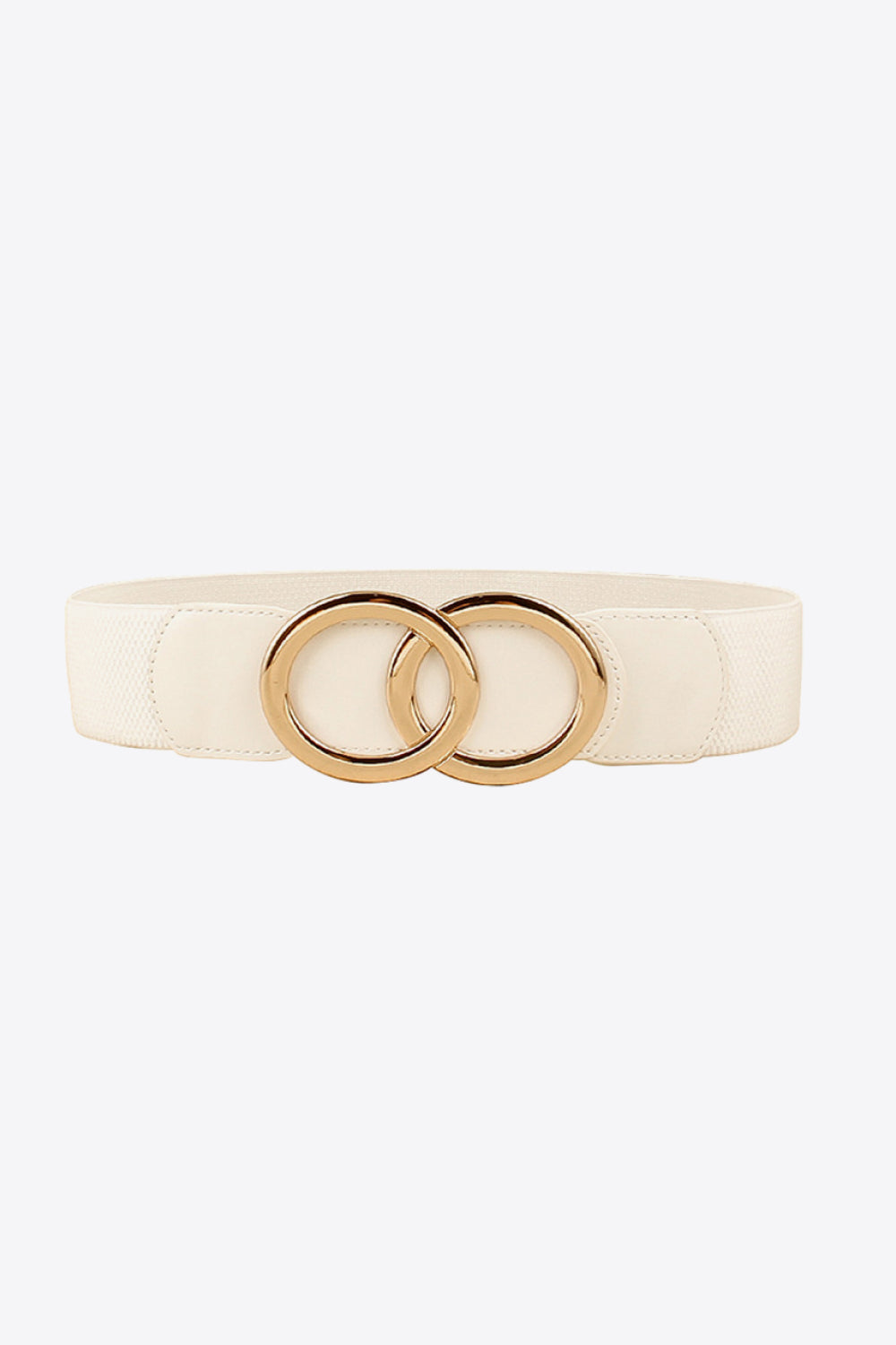 Zinc Alloy Buckle Elastic PU Belt Carauana Store