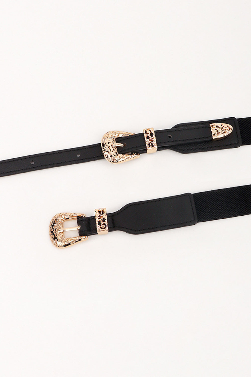 Double Buckle Elastic Belt Carauana Store