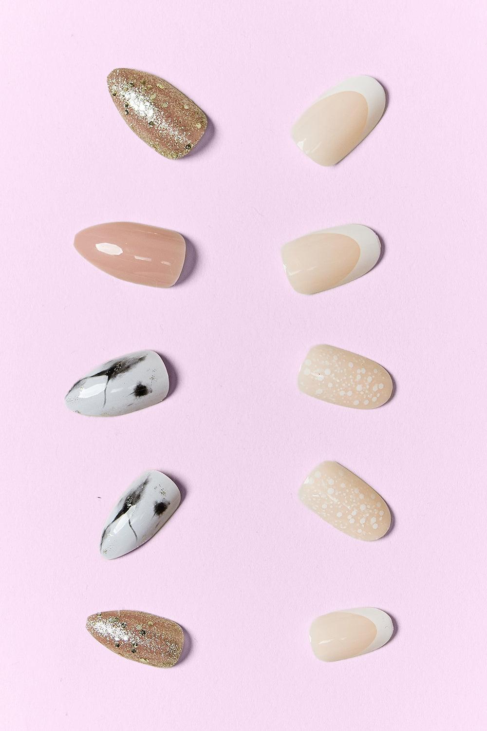 SO PINK BEAUTY Press On Nails 2 Packs Carauana Store