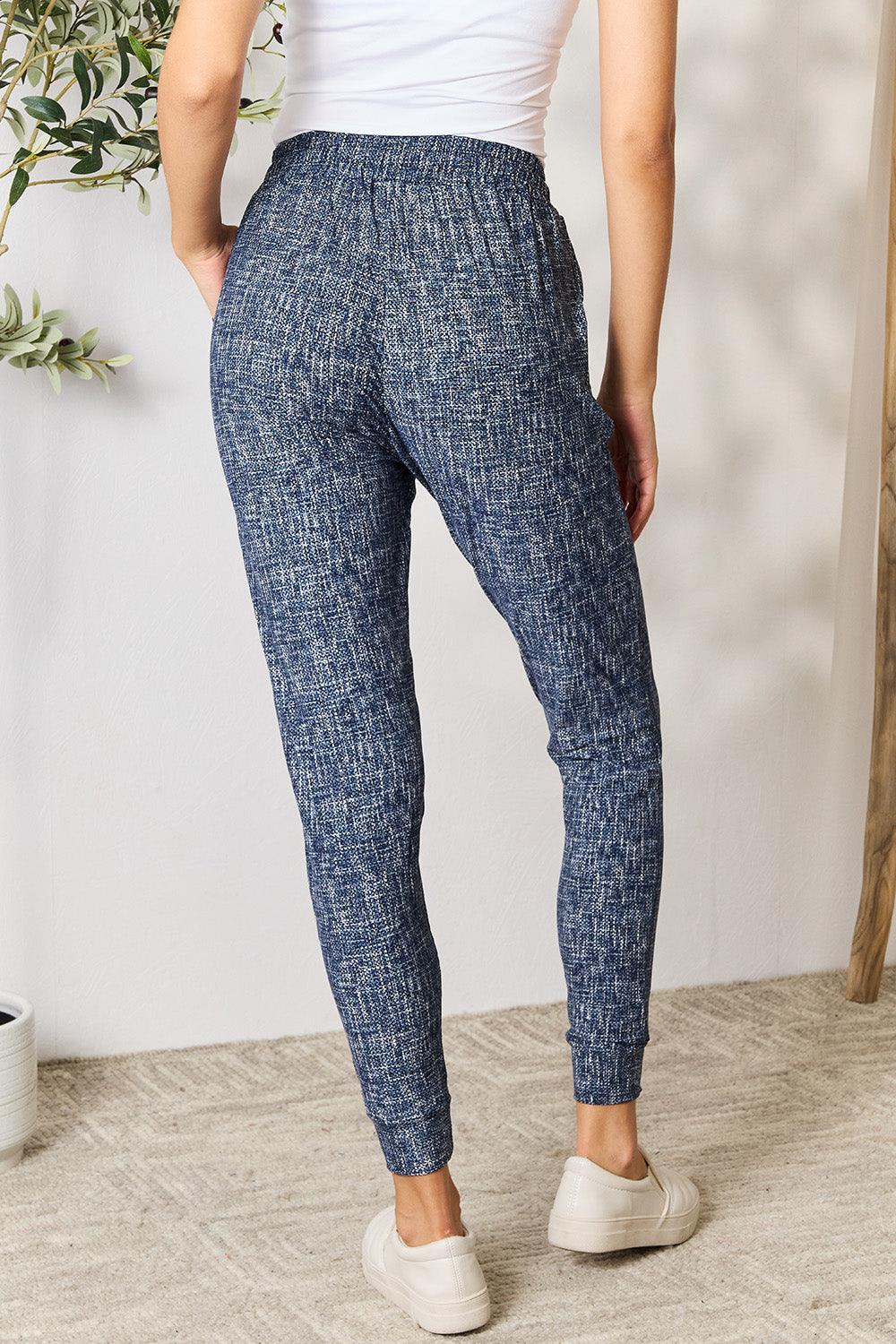 LOVEIT Heathered Drawstring Leggings with Pockets Carauana Store