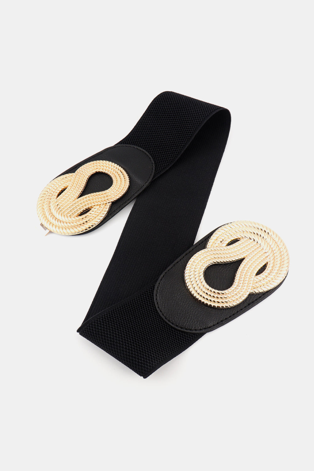 Twisted Alloy Buckle Wide Belt Carauana Store