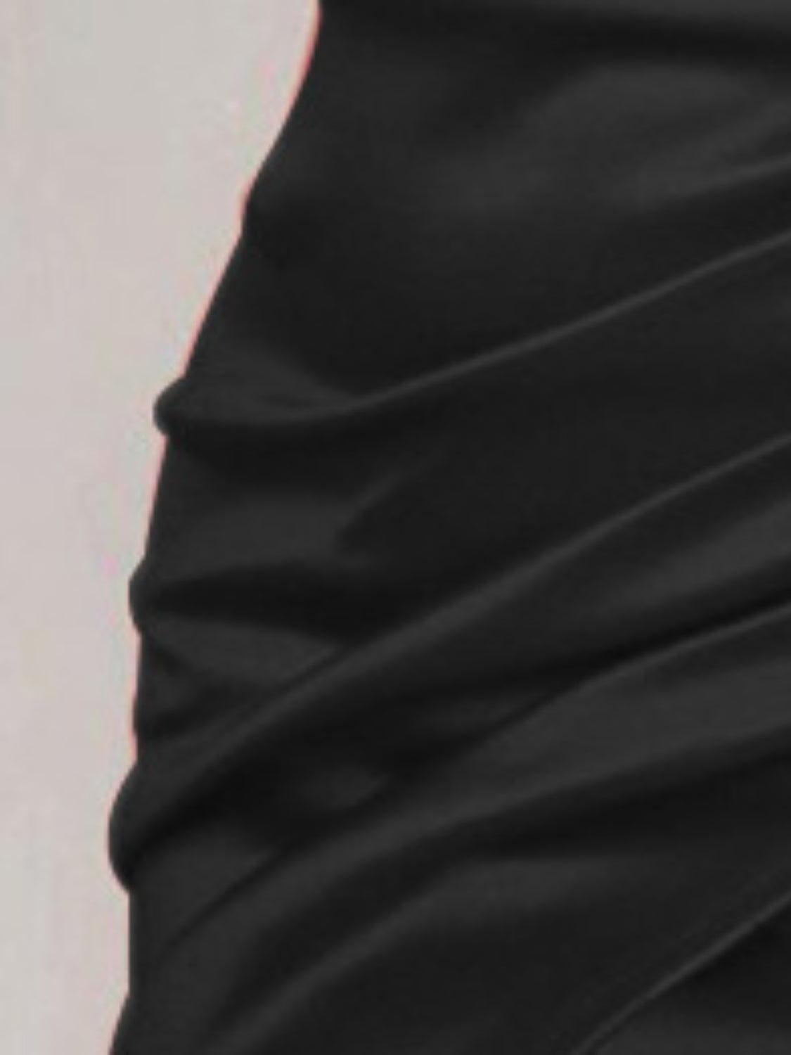 Ruched Spaghetti strap Wrap Dress Carauana Store