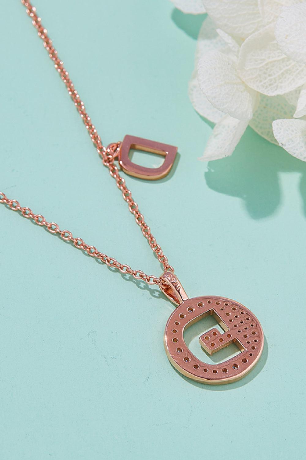 Moissanite A to J Pendant Necklace Carauana Store