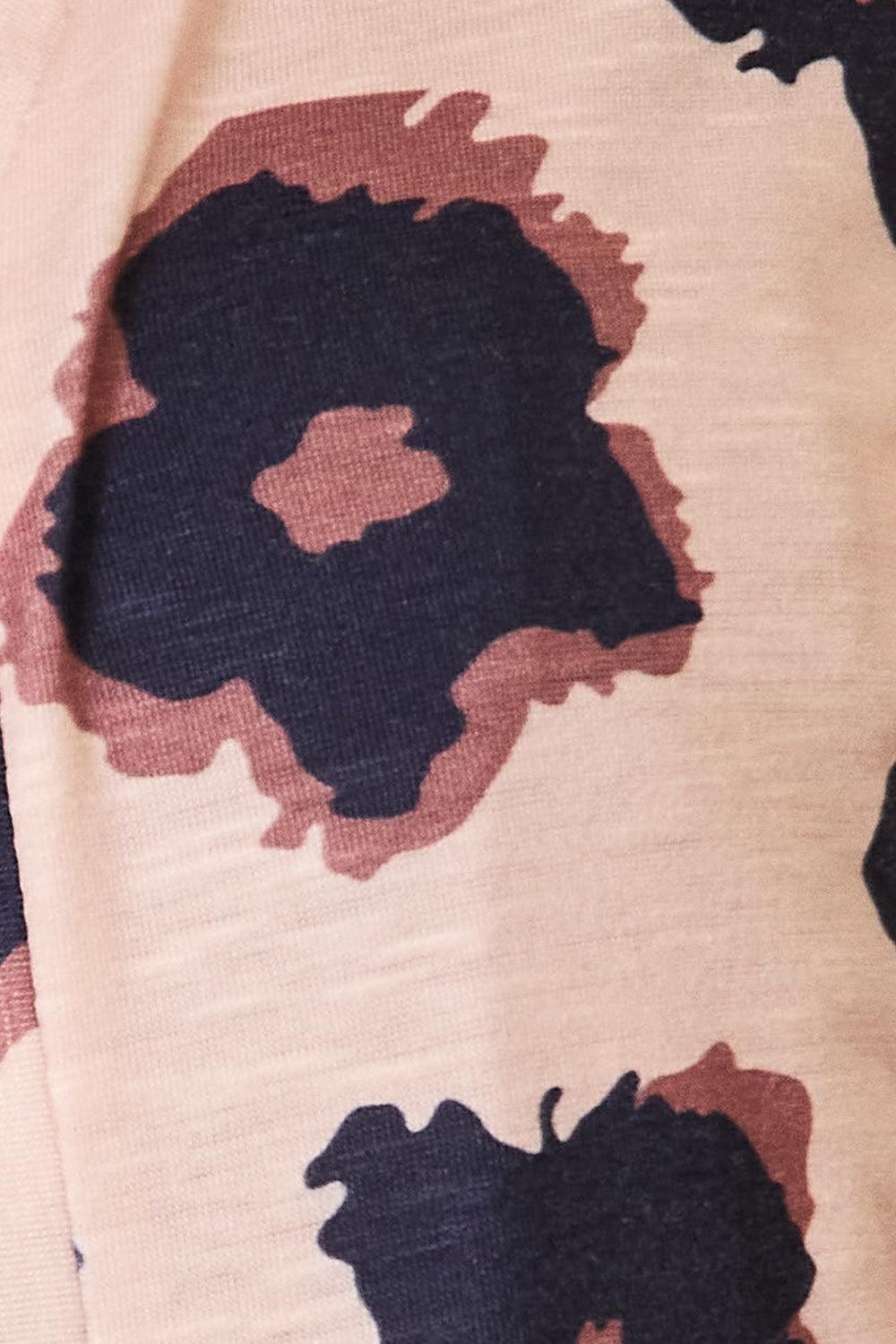 Double Take Printed Button Front Longline Cardigan Carauana Store