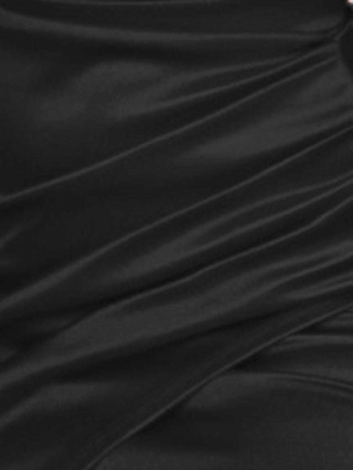 Ruched Spaghetti strap Wrap Dress Carauana Store