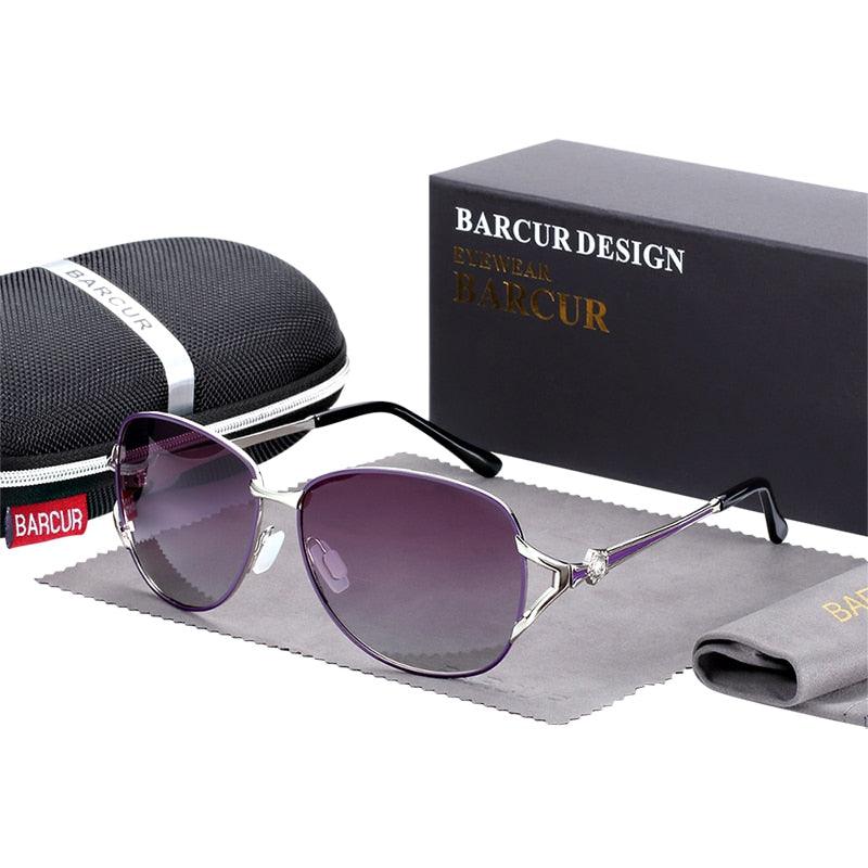 BARCUR Women Gradient Sunglasses POLARIZED lenses Carauana Store