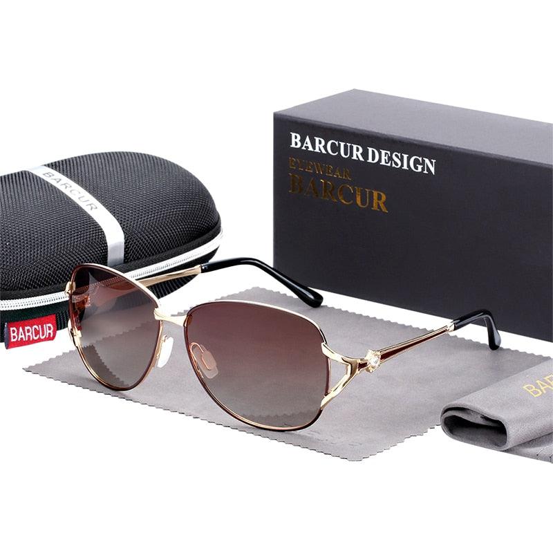 BARCUR Women Gradient Sunglasses POLARIZED lenses Carauana Store