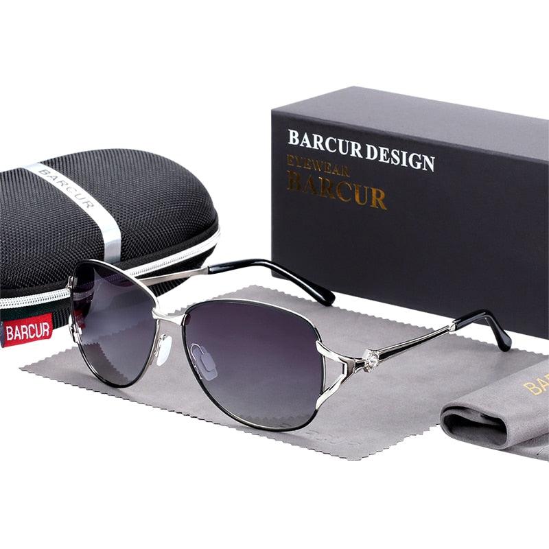 BARCUR Women Gradient Sunglasses POLARIZED lenses Carauana Store