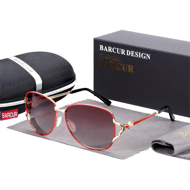 BARCUR Women Gradient Sunglasses POLARIZED lenses Carauana Store