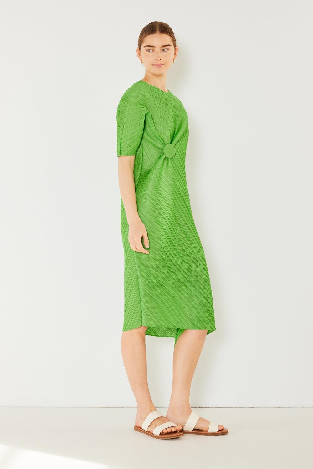 Marina West Swim Pleated Dolman Sleeve Dress Carauana Store