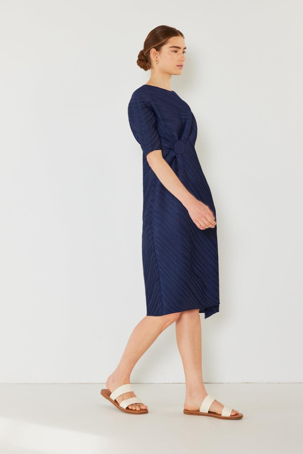 Marina West Swim Pleated Dolman Sleeve Dress Carauana Store