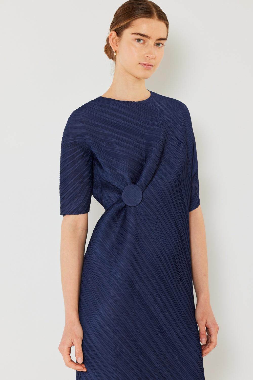 Marina West Swim Pleated Dolman Sleeve Dress Carauana Store