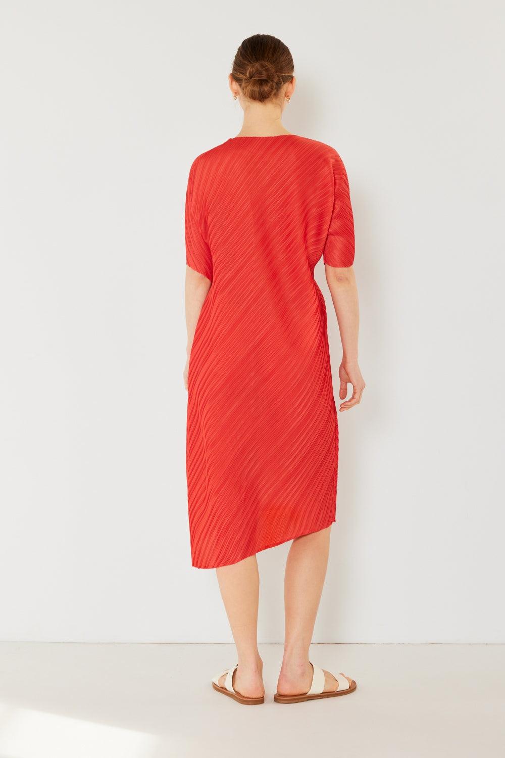 Marina West Swim Pleated Dolman Sleeve Dress Carauana Store