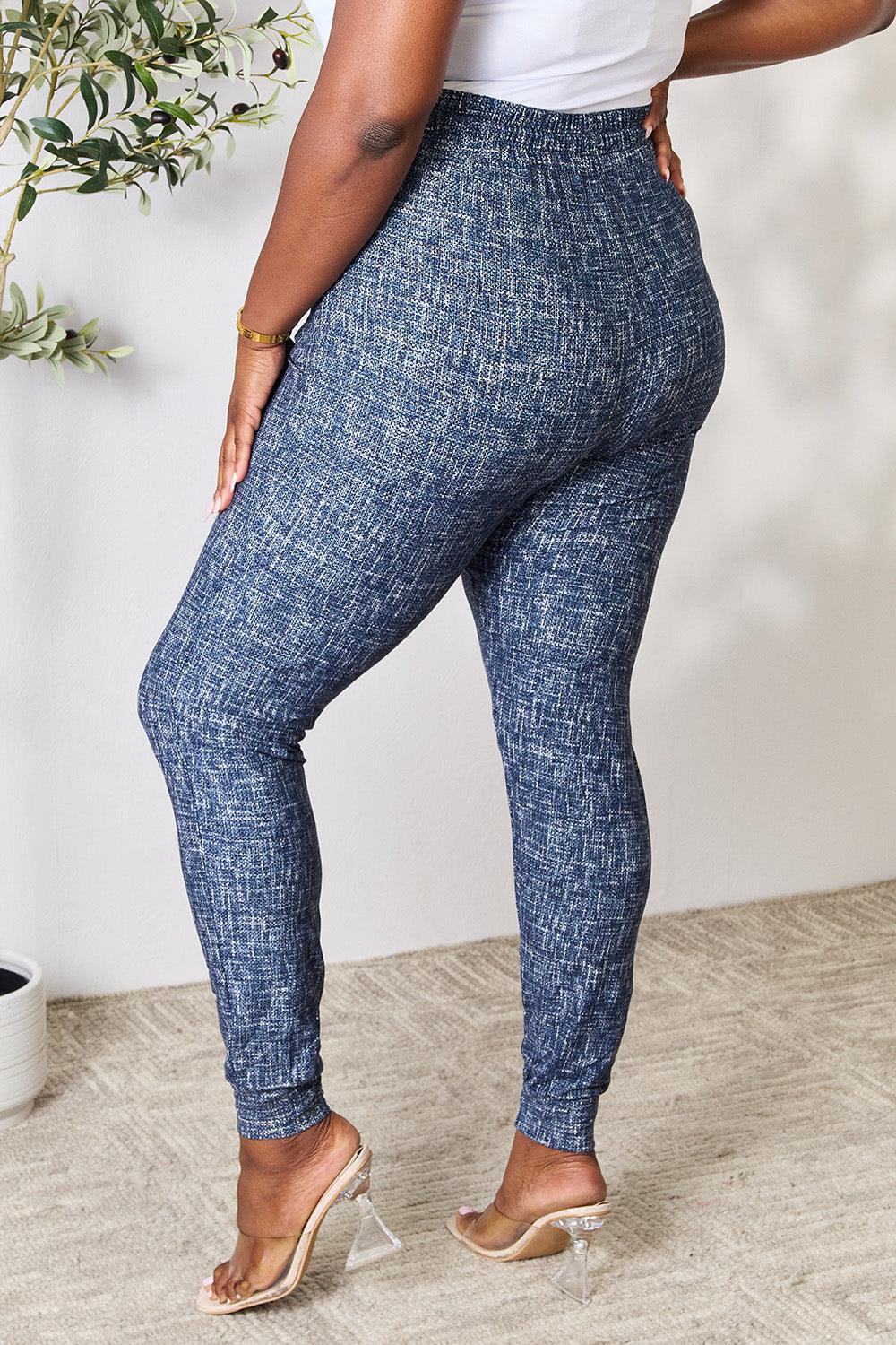 LOVEIT Heathered Drawstring Leggings with Pockets Carauana Store