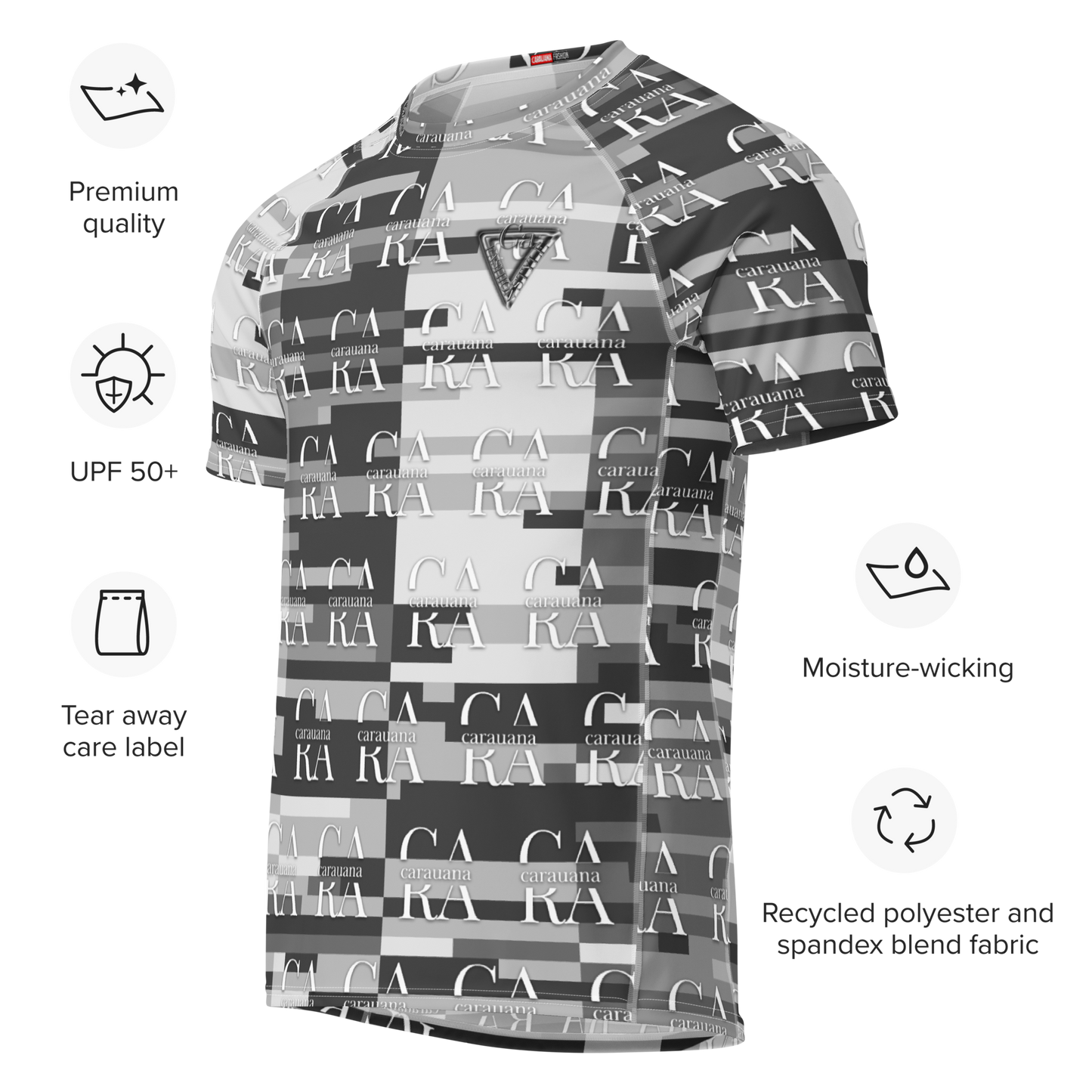 Original CaRaUaNa Rash Guard Brand Edition V99 Carauana Store