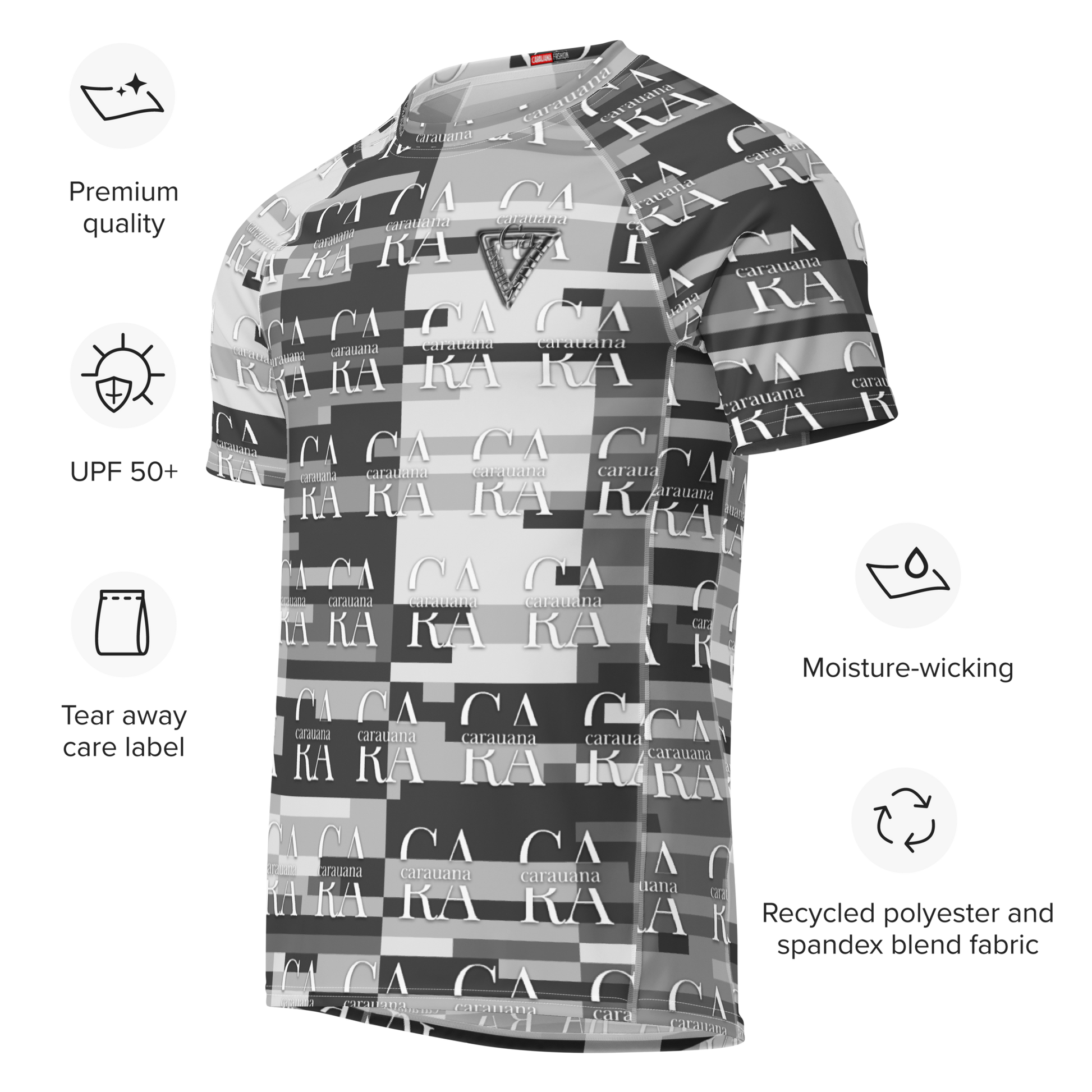 Original CaRaUaNa Rash Guard Brand Edition V99 Carauana Store