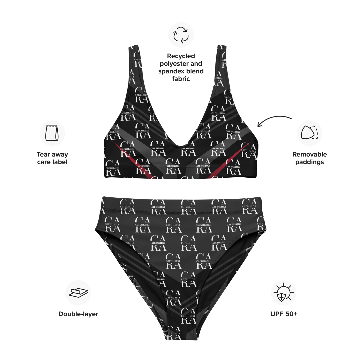 Original CaRaUaNa Costume Sets black Elegant Carauana Store