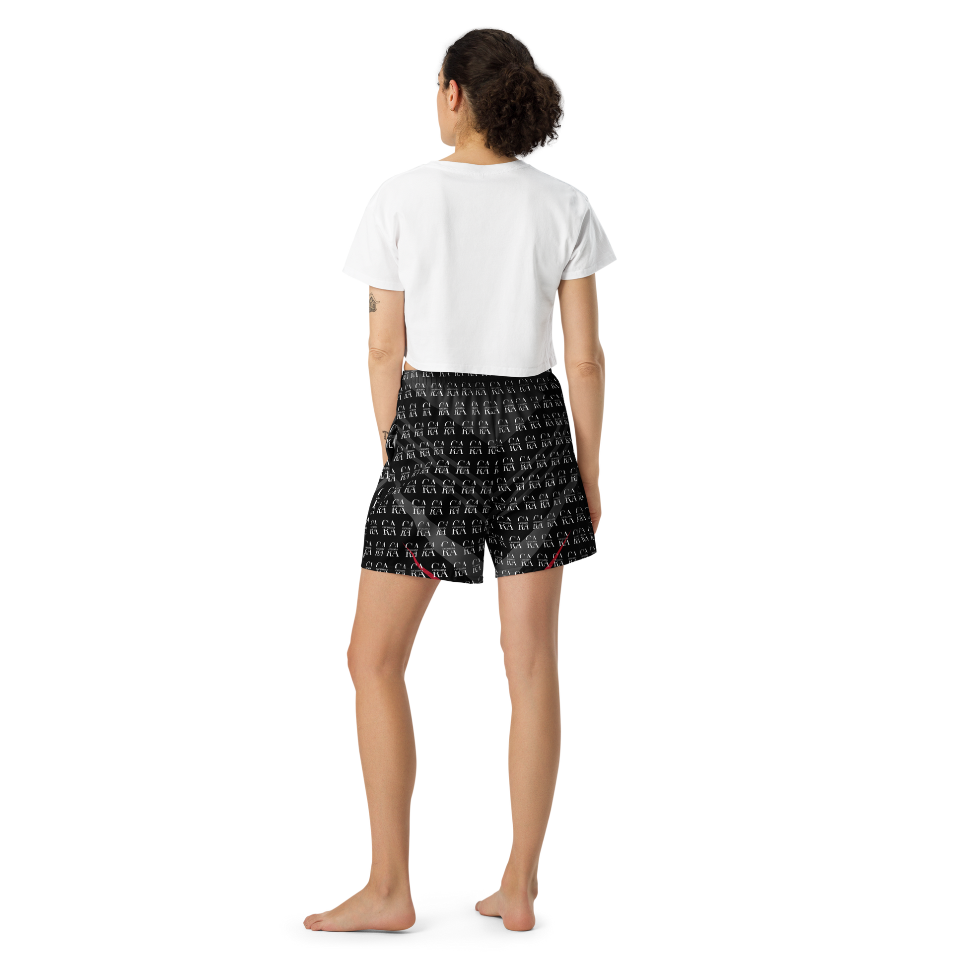 CaRaUaNa Athletic Shorts Unisex black Elegant Carauana Store