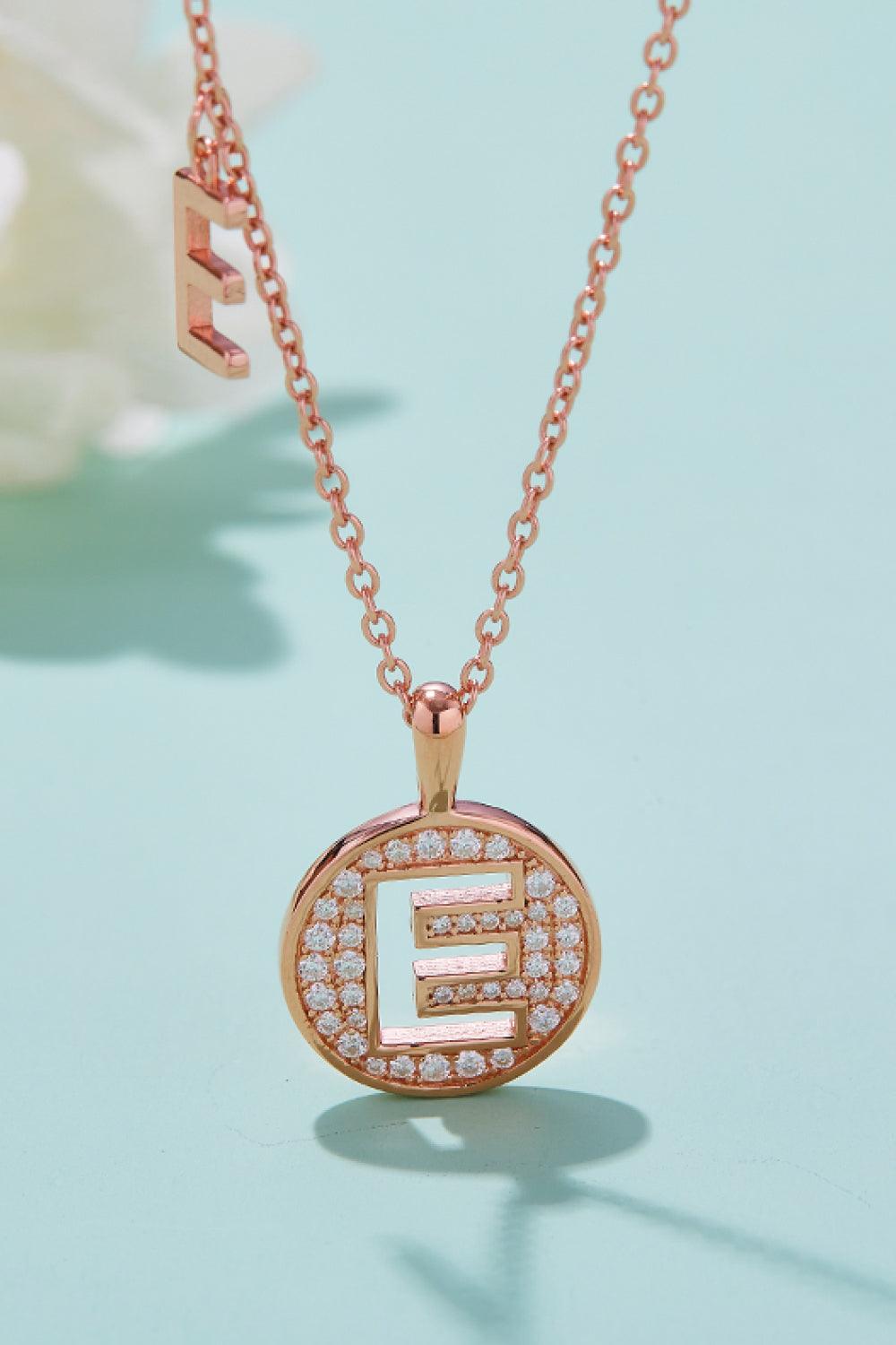 Moissanite A to J Pendant Necklace Carauana Store