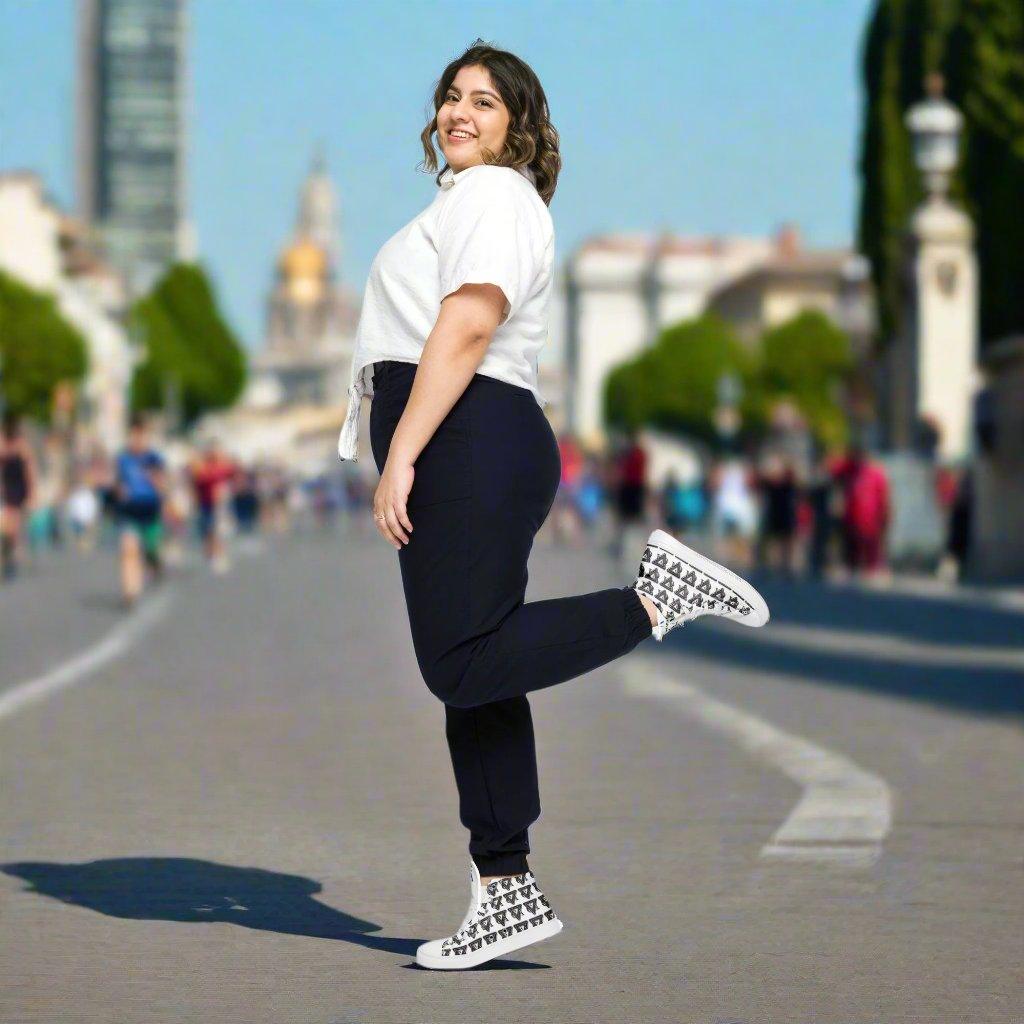 CARAUANA Hip Hop Canvas Shoes White Carauana Store