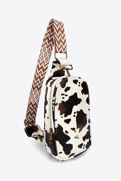Printed PU Leather Sling Bag Carauana Store