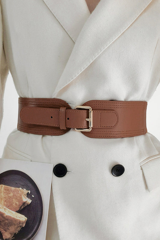 Elastic Wide PU Belt Carauana Store