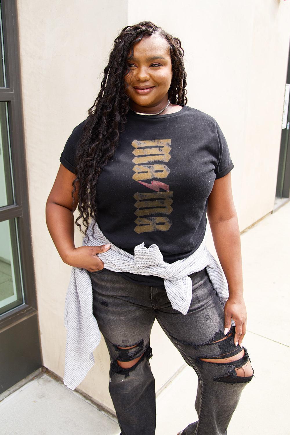 Simply Love Full Size MAMA Short Sleeve T-Shirt Carauana Store