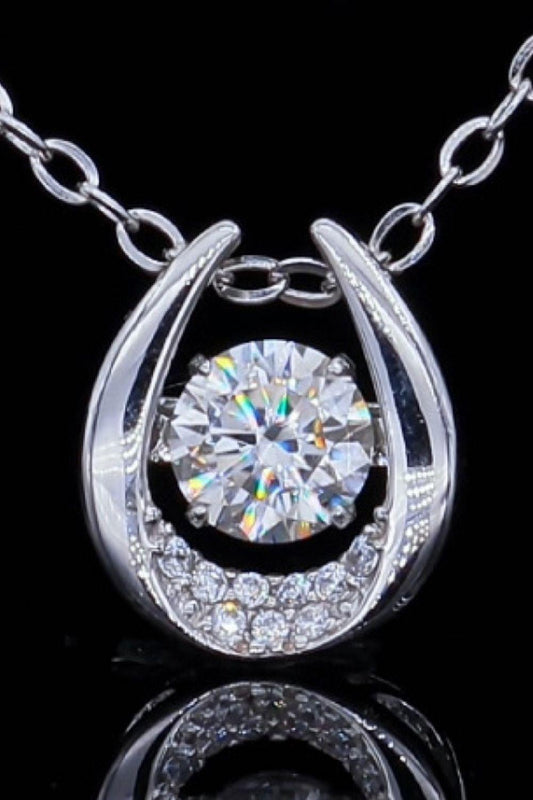 Moissanite Zircon Pendant Necklace Carauana Store
