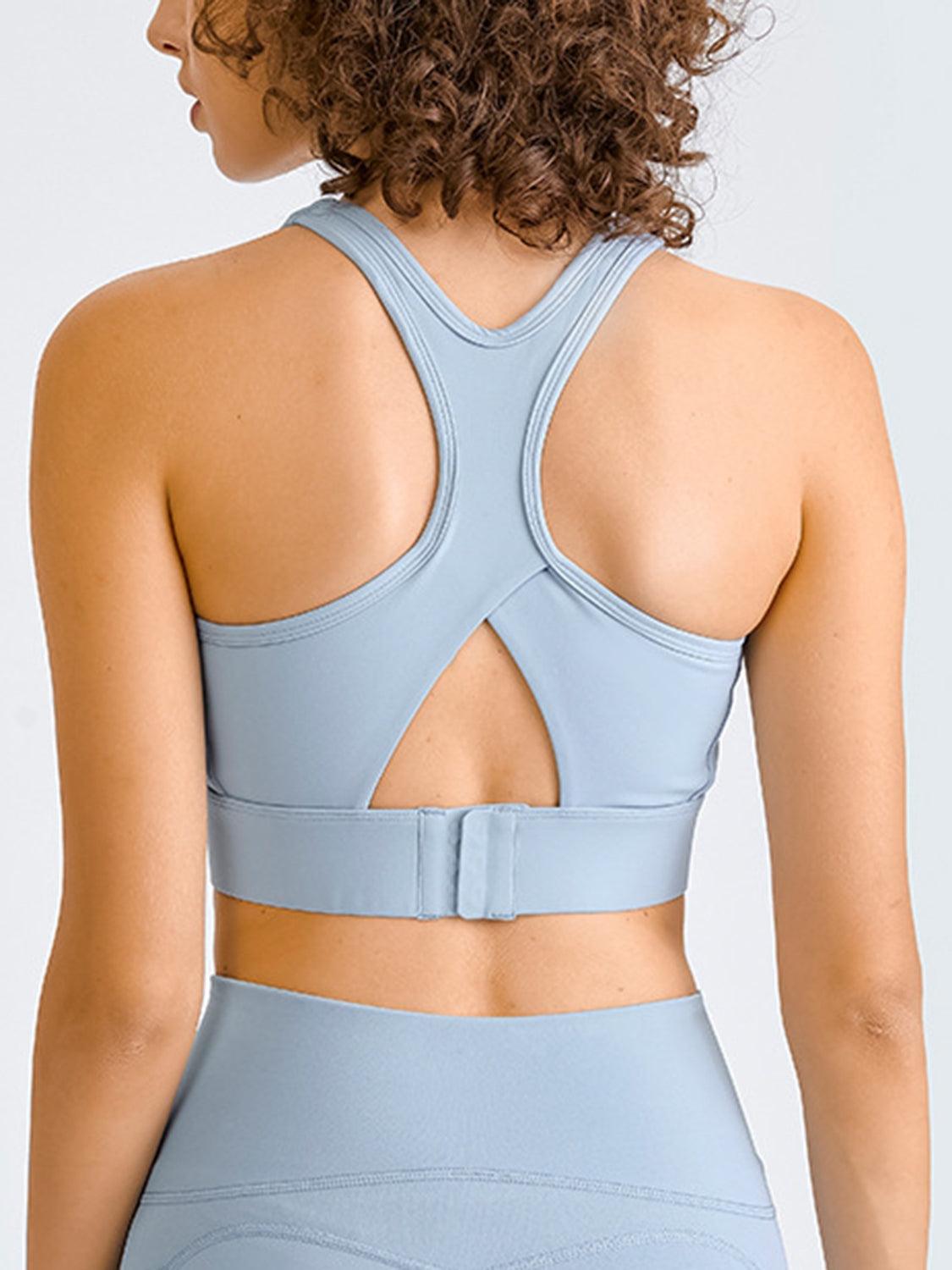 Double Take Square Neck Racerback Cropped Tank Carauana Store