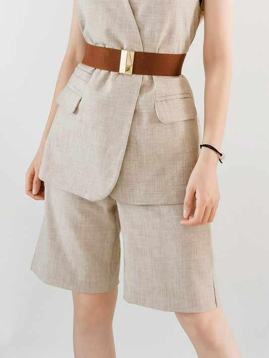 Alloy Buckle Elastic Belt Carauana Store