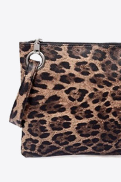 Leopard PU Leather Clutch Carauana Store