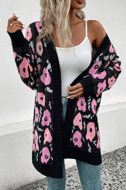 Perfee Open Front Longline Cardigan Carauana Store