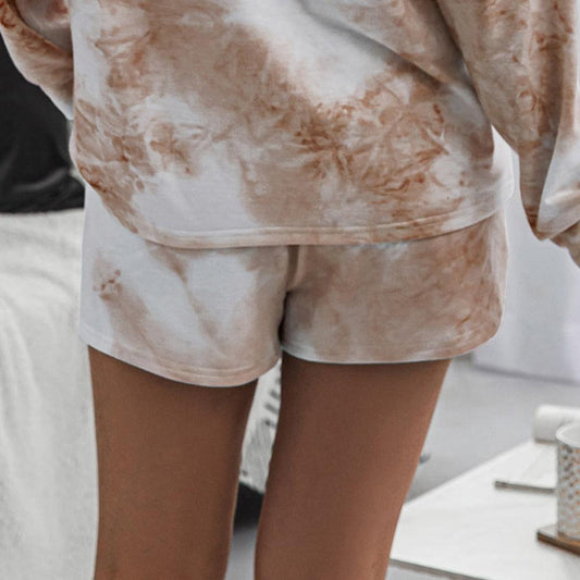 Tie-Dye Drawstring Shorts with Pockets Carauana Store