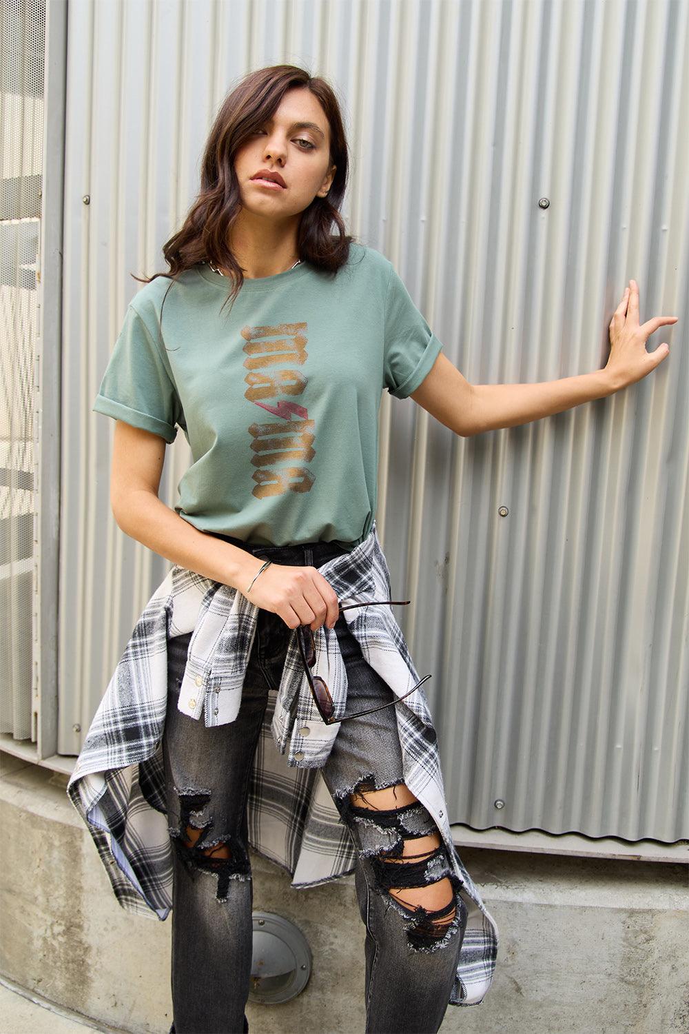 Simply Love Full Size MAMA Short Sleeve T-Shirt Carauana Store