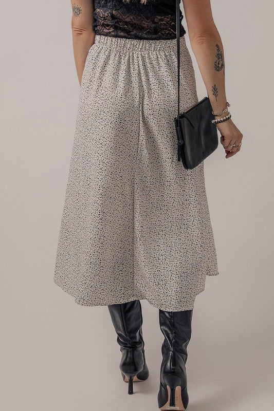 Speckle High Waist Midi Skirt Carauana Store