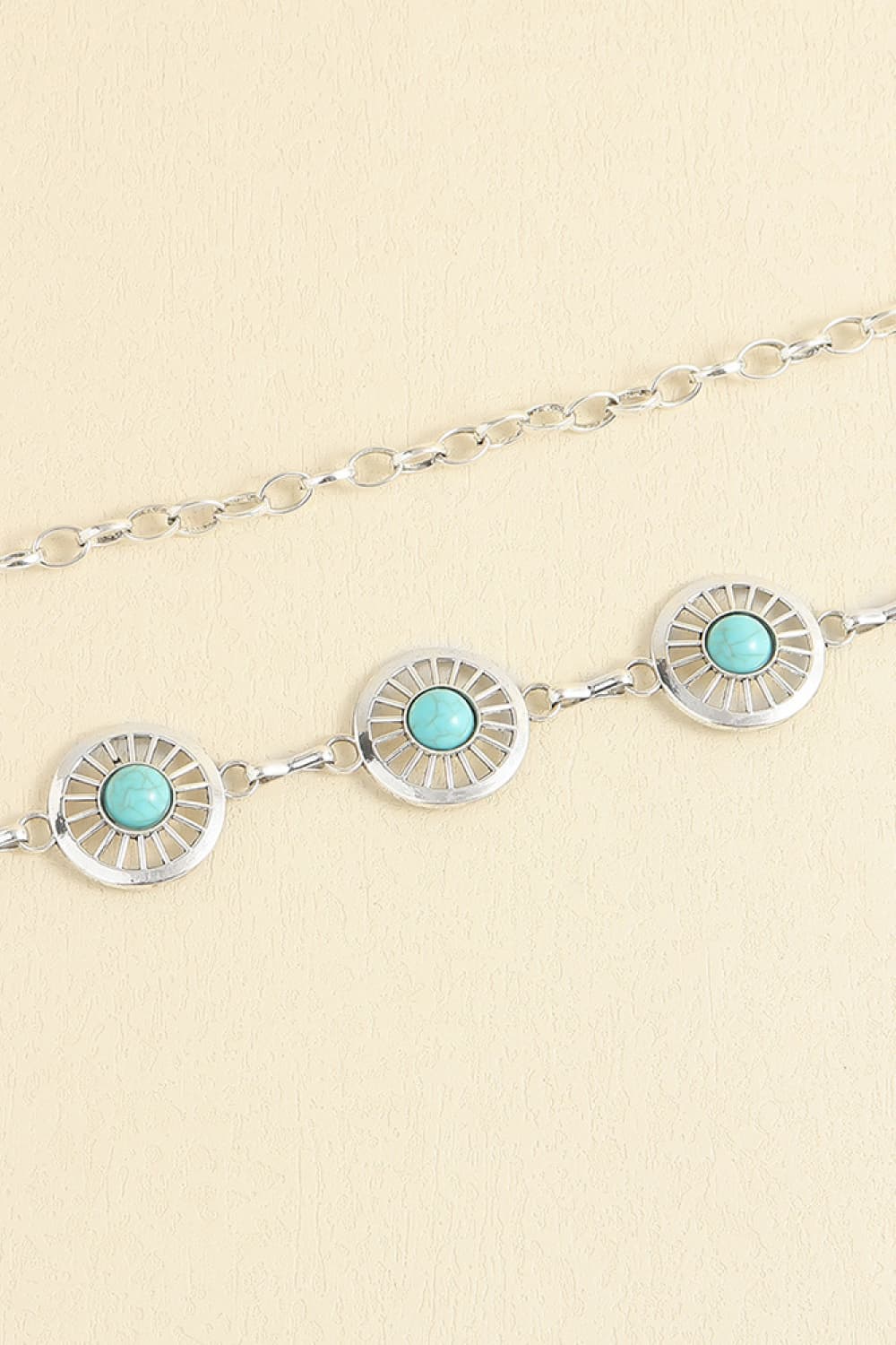 Vintage Turquoise Alloy Belt Carauana Store