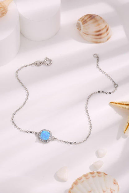 Opal Platinum-Plated Bracelet Carauana Store