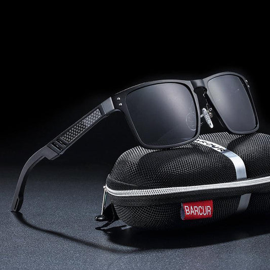 BARCUR Hot Black Goggle Male Sunglasses UV400 Carauana Store