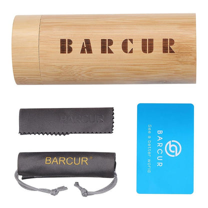 BARCUR Polarized Glasses Bamboo Wood