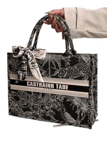 CaRaUaNa Embroidered Tote Bag – Large Capacity Bags👜
