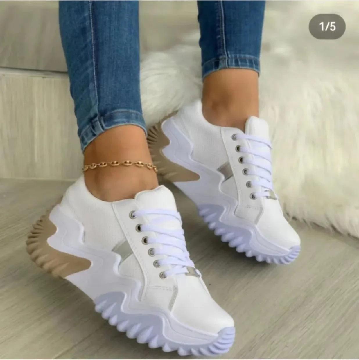 Carauana YUDX Female Casual Platform Sneakers | Spring/Autumn Fashion sneackers