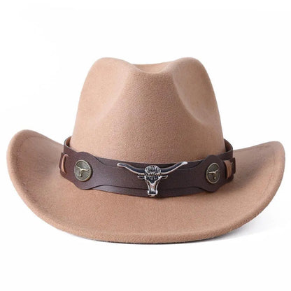 Cowboy hat monochrome felt Men and Women