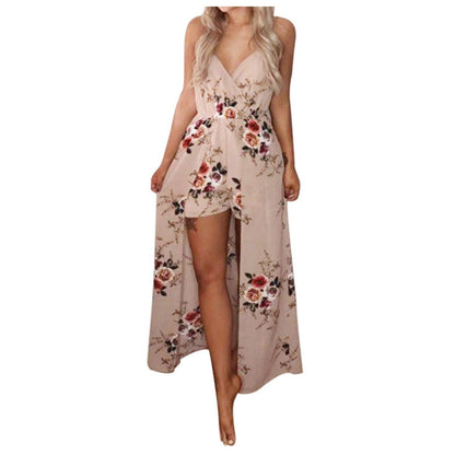 Dresses Sleeveless Flower Party Jumpsuit