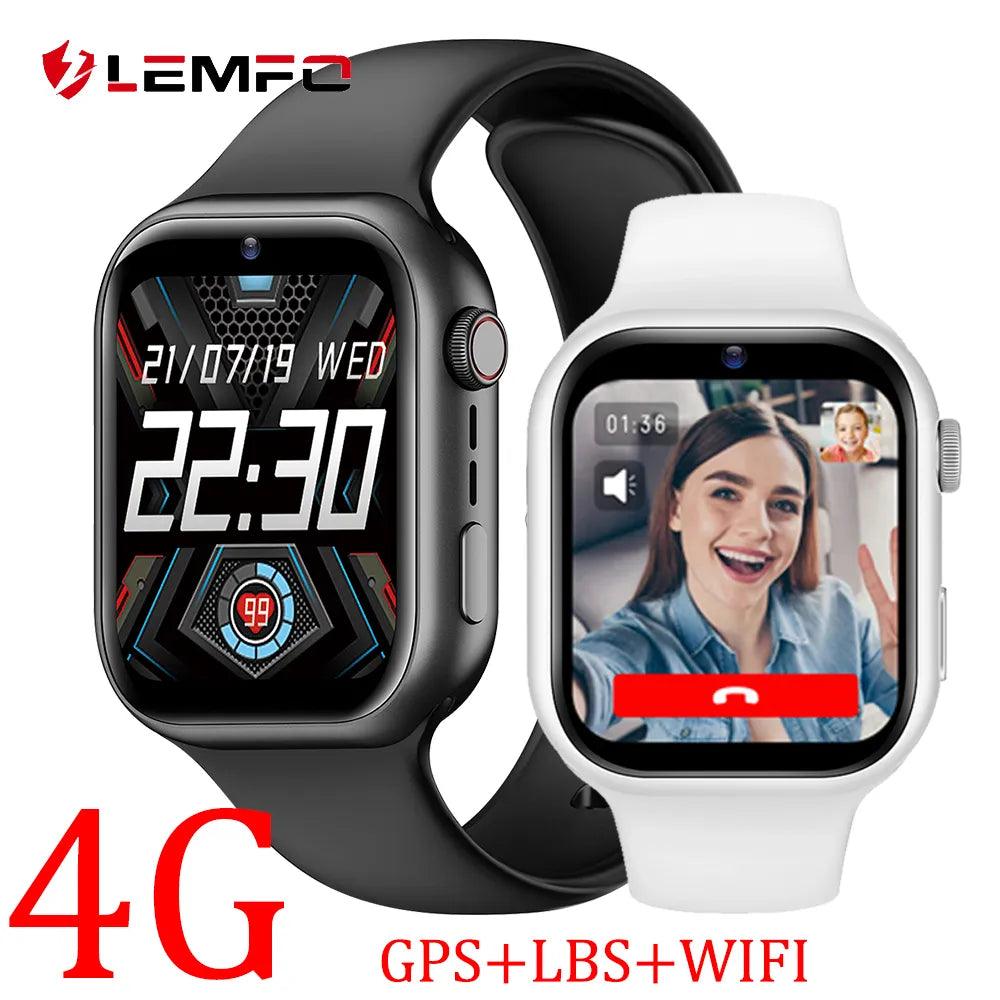 LEMFO Smartwatch with Sim Card 4G SOS WiFi GPS Location Camera Video Call smart watch 1000mAh kids