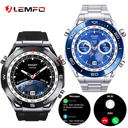 LEMFO smartWatches for men stainless steel|Your Timeless Companion, Now Exclusively Yours!