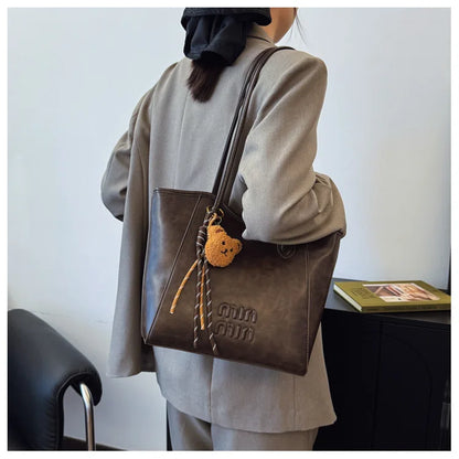 Large Capacity Retro Casual Shoulder Bag
