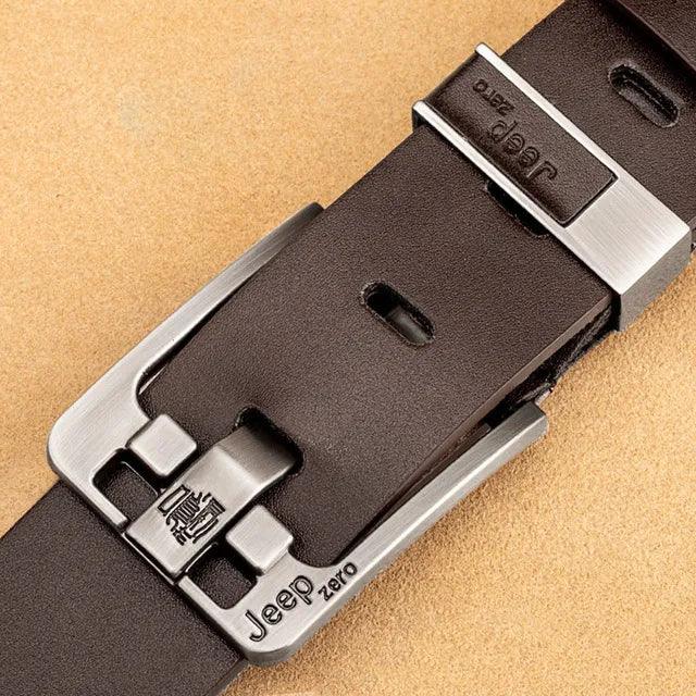 Luxury Belt for Men Genuine Leather Belt Metal Pin Buckle High Quality Famous Brand Designer Waist Strap Belts for Jeans Men