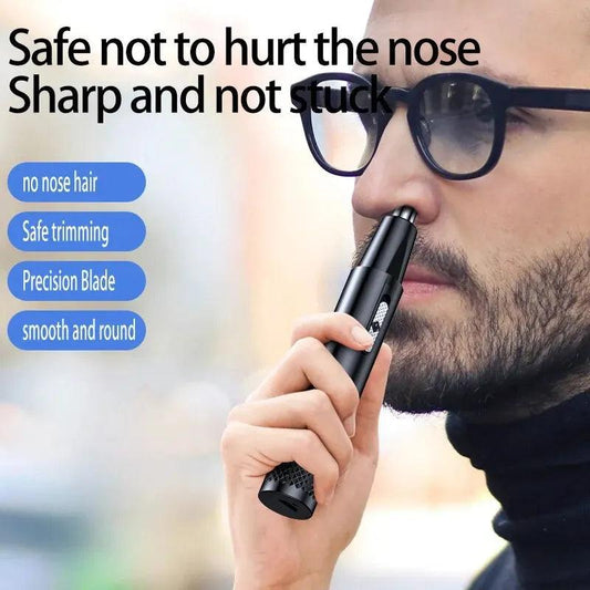 Portable Mini Electric Nasal Hair Trimmer Rechargeable Shaving Razor Men Lightweight Compact Hair Removal Tool Carauana Store