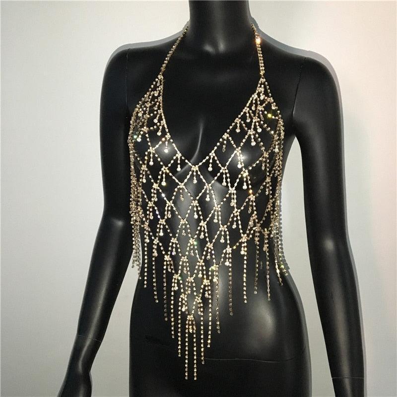 Sexy Clubwear Bling Rhinestone Party